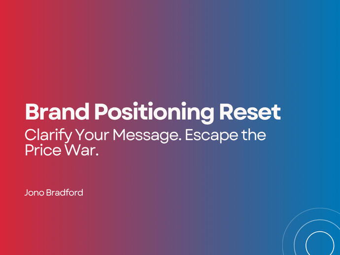 Brand Positioning Reset checklist
